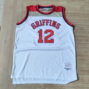 Headgear Classics Zion Williamson Griffins‎ White/Red Basketball Jersey XL NWOT